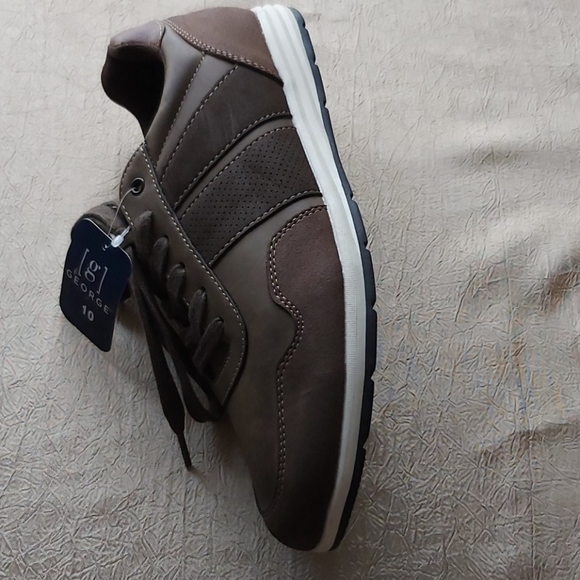 George Size 10 Mens Brown Sneakers - Picture 4 of 6